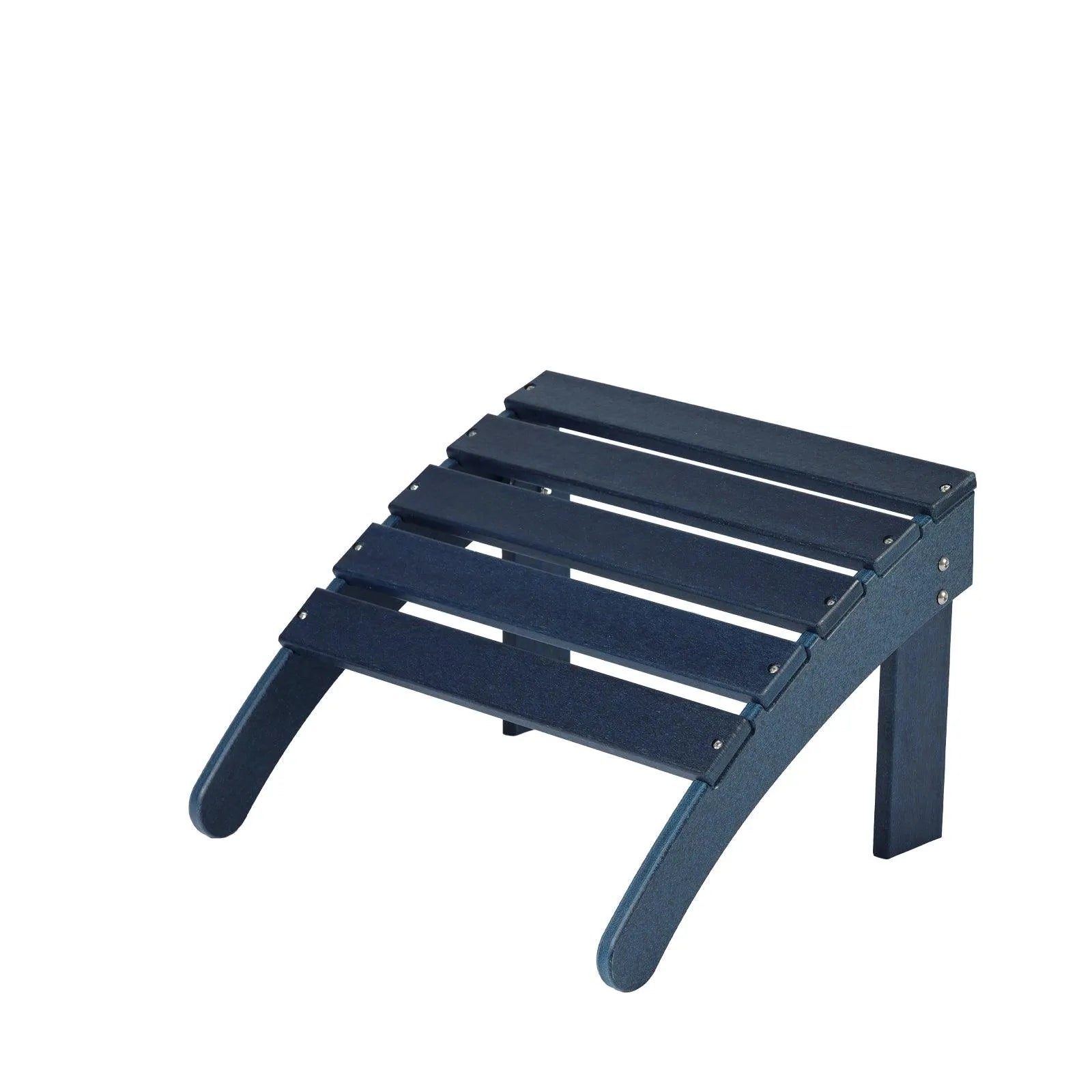 Outdoor Adirondack Ottoman, HDPE Adirondack Chair Ottoman - Aoodor